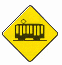 Placa de advertência