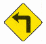 Placa de advertência