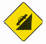 Placa de advertência
