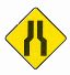 Placa de advertência