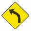 Placa de advertência