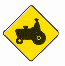 Placa de advertência