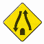 Placa de advertência