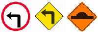 Placa de advertência