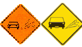 Placa de advertência
